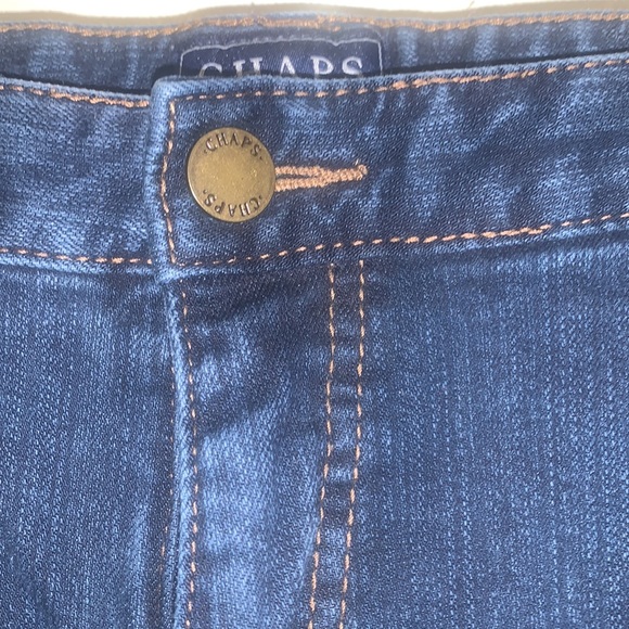 Chaps Woman’s Denim Blue Jeans Dark Wash size 18w - Picture 4 of 7